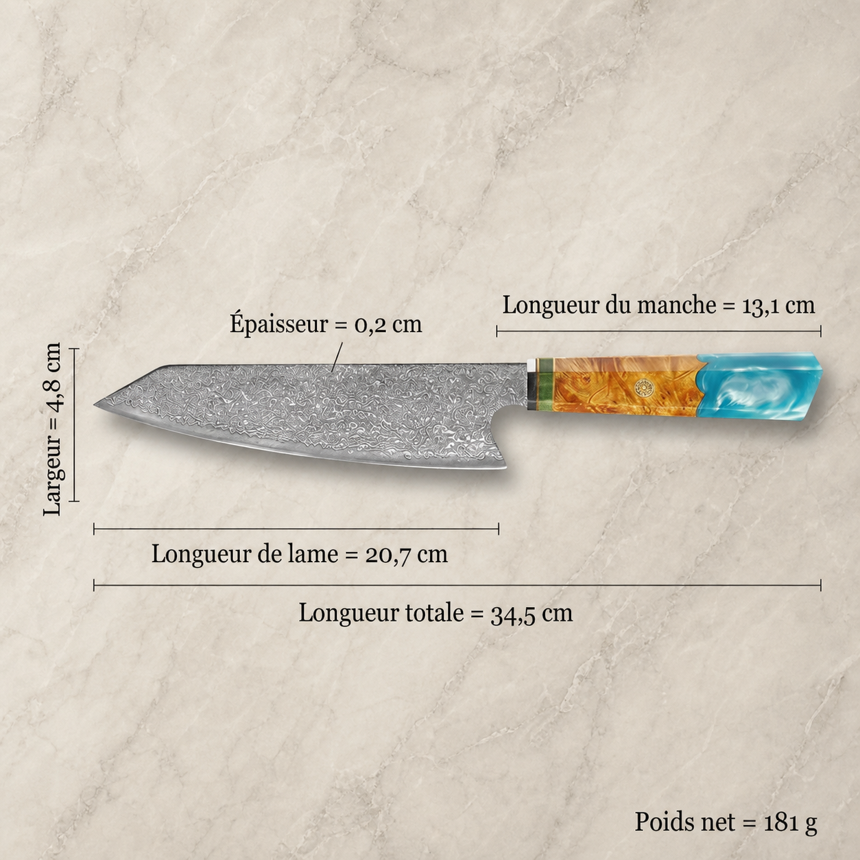 Couteau Kiritsuke